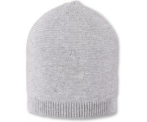 Sterntaler GOTS Strickmütze hellgrau mel.