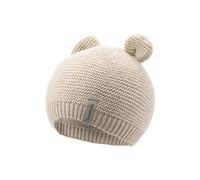 Sterntaler Winter-Strickmütze mit Ohren 47 natur