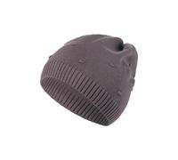 Sterntaler GOTS Strickmütze Punkte - Babymütze aus Baumwolle (Bio) - anschmiegsame Mädchen Beanie Mütze mit Noppenmuster - Baby und Kinder Übergangsmütze, flieder, Größe 51