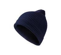 Sterntaler GOTS Strickmütze Rippe - Babymütze aus Baumwolle (Bio) mit Umschlag - anschmiegsame Unisex Beanie Mütze mit Rippenmuster - Baby und Kinder Übergangsmütze, Marine, Größe 57