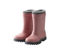 Sterntaler Gummistiefel uni gefüttert - Mädchen Kinder Regenstiefel mit herausnehmbarem Innenschuh - warme, wasserdichte Kinderstiefel - Matsch- und Regenschuhe, perlrosa, Größe 23