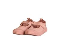 Sterntaler Halbschuh Uni - Mädchen Baby und Kleinkind Schuhe aus Baumwolle - modischer Halbschuh mit Klettverschluss - Kinder Sommerschuh mit Rutschfester Sohle, mattrosa, Größe 27
