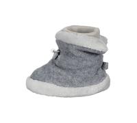 Sterntaler Babyschuh mit Kordelstopper 17/18 silber melange