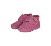 Sterntaler Hausschuhe uni - Unisex Hausschuhe aus Wollfilz - Baby und Kinder Hüttenschuh mit rutschfester Sohle - Kindergarten Pantoffeln mit Klettverschluss