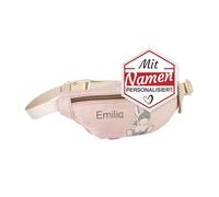 Sterntaler Hip Bag/Bauchtasche für Mädchen mit Namen personalisiert/Bestickt, Emmi Girl Gürteltasche/Hüfttasche als Geschenkidee zum Geburtstag