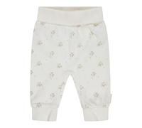 Sterntaler Hose aus Baumwolljersey mit Blumenprint - Mädchen - mit Komfortbund und weichem Beinbündchen - Ecru, Größe 74