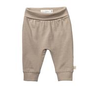 Sterntaler Babyhose Unisex mit Komfortbund - Hose für Baby aus Baumwolljersey mit Elasthan und Bündchen am Beinabschluss - sandbraun, 74