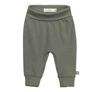 Sterntaler Babyhose Unisex mit Komfortbund - Hose für Baby aus Baumwolljersey mit Elasthan und Bündchen am Beinabschluss - mattgrün, 86