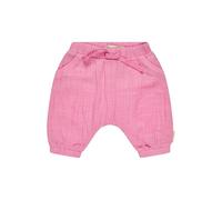 Sterntaler Hose Leinenoptik - Baby- und Kinder Pumphose aus Baumwolle in Leinenoptik Uni, regulierbarer Bund, Perlrosa, Größe 62