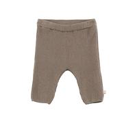 Sterntaler Hose - Unisex Babyhose mit elastischem Bündchen - Strickhose aus hautsympathischem Baumwollgarn - Bequeme Baby und Kinder Schlupfhose, Kinderkleidung ab Geburt, braun, Größe 56