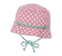 Sterntaler Hut für Mädchen mit Bindebändern und gepunktetem Muster, Alter: 5-6 Monate, Größe: 43, Hellrot