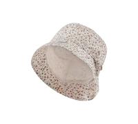 Sterntaler Hut Millefleurs - Mädchen Sommer Hut mit kleinem Blütenmuster - UV-Schutz 50+ Sonnen Hut mit Futter aus Batist (Bio) - Fischerhut - Baby und Kinder Sommer Mütze, Ecru, Größe 51