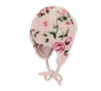 Sterntaler Inka-Mütze für Mädchen mit Blumen-Motiv, Alter: 3-4 Monate, Größe: 39, Helllila