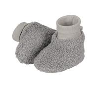 Sterntaler Jungen Baby-Schuhe mit Bündchen, Farbe: Kiesel, Größe: 15/16, Alter: 4-6 Monate, Art.-Nr.: 5101941
