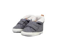 Sterntaler Jungen Babyschuh Fleece Sneaker, Dunkelgrau, 19/20 EU