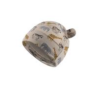 Sterntaler Jungen Beanie Safaritiere, Beige, 47 EU