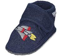 Sterntaler Jungen Flache Hausschuhe, Blau (Marine 300), 19/20 EU