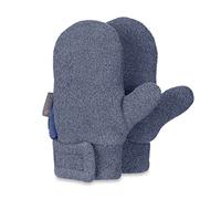 Sterntaler Jungen Handschuhe Fäustel 4301420, Einfarbig, Gr. 2, Blau (jeans melange 347)