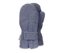 Sterntaler Jungen Handschuhe Fäustel 4301430, Einfarbig, Gr. 3, Blau (jeans melange 347)