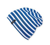 Sterntaler Jungen Jersey-Mütze Gr. 47-53 Beanie blau weiß Geringelt UV 50, Größe:47