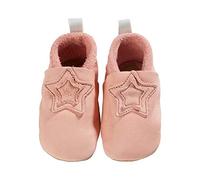 Sterntaler Jungen Mädchen Baby-Krabbelschuh Leder Flache Hausschuhe, Rosa, 18 EU