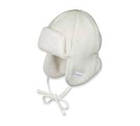 Sterntaler - Jungen Mütze Fliegermütze Wintermütze Strickmütze, zum binden, gefüttert von Sterntaler, natur - 4601752 - 45natur