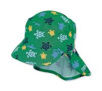 Sterntaler Jungen Schirmmütze mit Nackenschutz 1612043 Mütze, Grün (Wald 270), X-Small (Herstellergröße: 51)