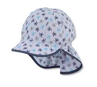 Sterntaler Schirmmütze SCHILDKRÖTEN mit Nackenschutz in hellgrau, Gr. 47, junge