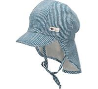 Sterntaler - Schirmmütze LIGHT gestreift in mittelblau Gr.47