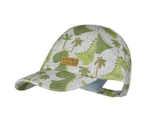 Sterntaler - Kid's Basecap Dinosaurier - Cap, Gr. 47 cm, grau/oliv (Silber)