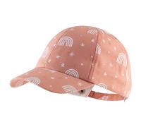 Sterntaler Basecap Regenbogen - Mädchen Schirmmütze Allover Druck - Sommer Cappy mit Metallschließe zur Größenregulierung - Sportive Baby und Kinder Schirmkappe, lichtbraun, Größe 55