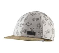 Sterntaler Basecap Safari - Jungen Baseball Cap aus Baumwollstoff mit Allover Druck - Sommer Cappy elastisch mit Gummizug - Sportive Baby und Kinder Schirmkappe, lichtgrau, Größe 49