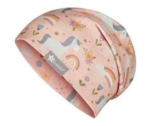 Sterntaler - Kid's Beanie Einhörner - Mütze, Gr. 55 cm, rosa (Staubrosa)