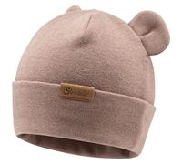 Sterntaler Beanie mit Umschlag und dekorativen, angesetzten Ohren - Unisex Baby und Kinder Mütze aus feiner Strickware - Übergangsmütze - Sand, 41