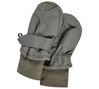 Sterntaler Fäustlinge aus Funktionsmaterial mit Daumen Unisex - Baby und Kinder Handschuhe gefüttert mit wärmendem Baumwollfleece, wasserabweisend, mattgrün, 4