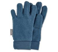 Sterntaler Fleece-Fingerhandschuhe mit elastischem Umschlag, Alter: 7 - 8 Jahre, Größe: 5, Tintenblau melange