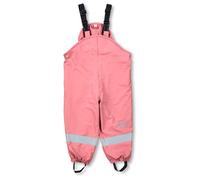 Sterntaler Baby Unisex Regenhose Kinder Träger Regenträgerhose gefüttert - Regenhose - Wasserdicht Druckknopf und verschweißte Nähte - rosa, 74