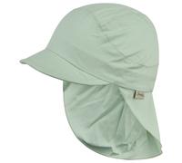 Sterntaler - Kid's Schirmmütze mit Nackenschutz Uni - Cap, Gr. 47 cm, grün (Eisgrün)