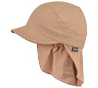 Sterntaler - Kid's Schirmmütze mit Nackenschutz Uni - Cap, Gr. 55 cm, beige (Taupe)