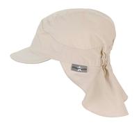 Schirmmütze mit Nackenschutz Beige, Größe 57 | Sterntaler
