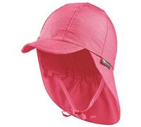 Sterntaler - Kid's Schirmmütze Nacken - Cap, Gr. 45 cm, rosa/rot (Koralle)