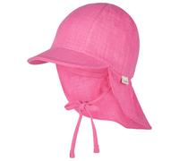 Sterntaler - Kid's Schirmmütze Nacken Uni Cotton - Cap, Gr. 49 cm, rosa (Magenta)