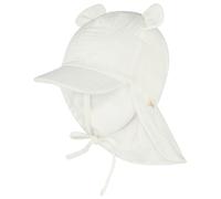 Sterntaler - Kid's Schirmmütze Nackenschutz Ohren - Cap, Gr. 53 cm, weiß (Ecru)