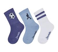 Sterntaler - Kid's Socken 3-Pack - Multifunktionssocken, Gr. 17-18, blau (Tintenblau/Sport)