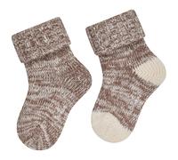 Sterntaler 2er-Pack Socken mit Woll-Anteil 23 braun/natur