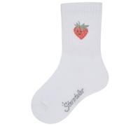 Sterntaler - Kid's Socken Fruit Motive - Multifunktionssocken, Gr. 17-18, weiß (Weiß/Erdbeere)