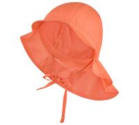 Sterntaler - Kid's Sonnenhut - Hut, Gr. 49 cm, rot (Leuchtorange)