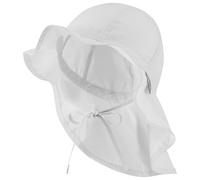 Sterntaler Sonnenhut BASIC SOMMER mit Nackenschutz in weiß, Gr. 53, maedchen,junge