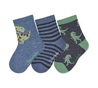 Sterntaler Söckchen Dino 3er-Pack tintenblau mel.