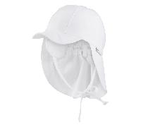 STERNTALER Kinder UV-Hut mit Nackenschutz und Bindeband Webware UV 50+ Farbe Weiß STERNTALER_ 1511410 Größe: 45cm